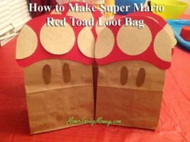 How to Make a Super Mario Red Toad Loot Bag How to Make a Super Mario Red Toad Loot Bag