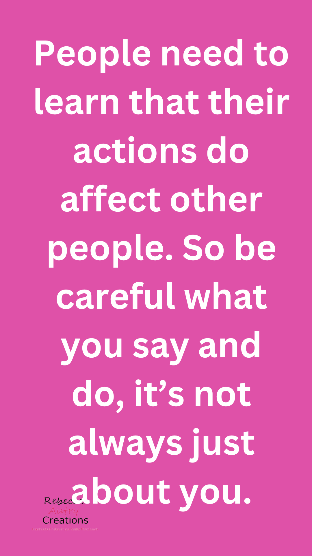 The Ripple Effect of Actions: A Call for Conscious Living The Ripple Effect of Actions: A Call for Conscious Living